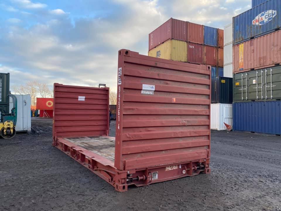 Buy 20ft Flat Rack Shipping Containers Best 20ft - Flat Rack Containers ...