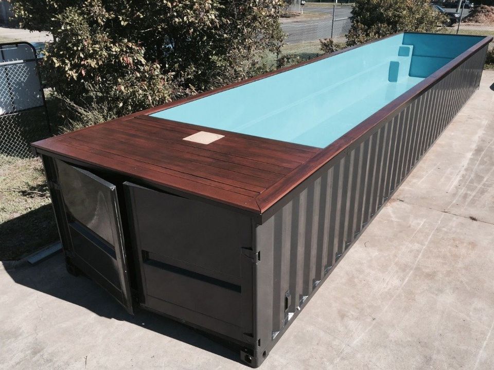 Buy 40FT Shipping Container Pools Online with Air Heater