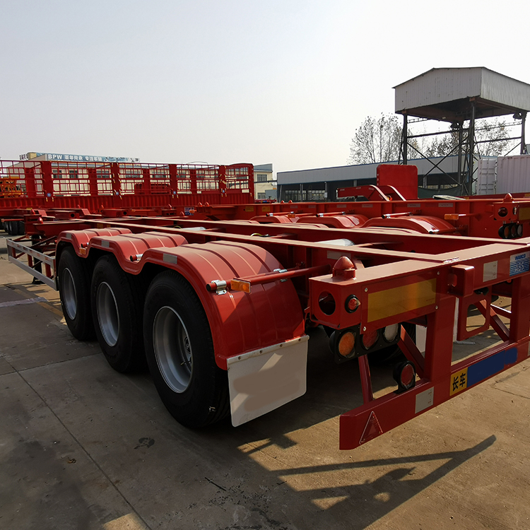 Three Container Chassis Buy 40ft 3 Axle Container Chassis Online - 40ft 3 Axle Container ...